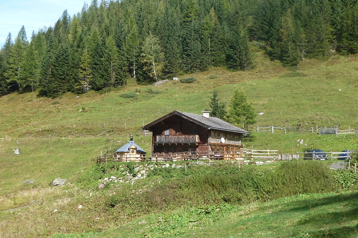 The Edelweissspitze mountain inn on the Grossglockner